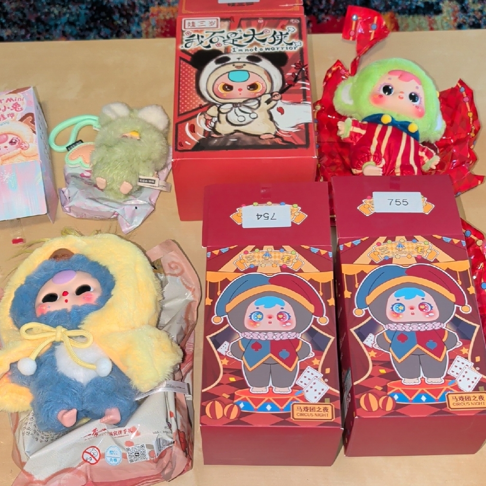 Baby Three Doll Lot (5) Brand New